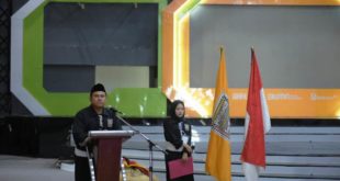 Suasana Kegiatan Gong Pencak Seni Solospell Persaudaraan Setia Hati Terate di Gedung Serba Guna Tanah Putih Tanjung Enim, pada hari Minggu tanggal 5 November 2023. (foto : SMSI Sumsel)