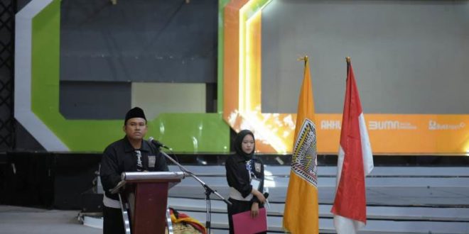 Suasana Kegiatan Gong Pencak Seni Solospell Persaudaraan Setia Hati Terate di Gedung Serba Guna Tanah Putih Tanjung Enim, pada hari Minggu tanggal 5 November 2023. (foto : SMSI Sumsel)