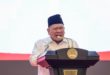 Ketua Dewan Perwakilan Daerah Republik Indonesia, LaNyalla Mahmud Mattalitti, memberikan closing statement Penyampaian Maklumat Dewan Presidium Konstitusi di Gedung Nusantara IV, Komplek MPR/DPR/DPD Senayan, Jakarta, pada hari Jumat tanggal 10 November 2023. (foto : dpd.go.id)
