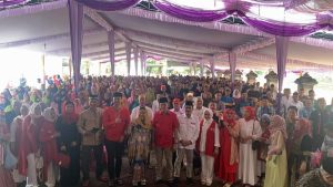 H. M. Albahori, saat menghadiri pertemuan dengan masyarakat Desa Suka Jaya, Kecamatan Plakat Tinggi, Kabupaten Musi Banyuasin (Muba), pada hari Selasa tanggal 16 Januari 2024.