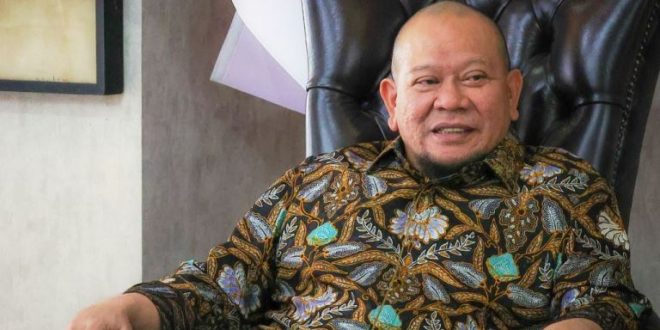 LaNyalla Mattalitti, Ketua Dewan Perwakilan Daerah Republik Indonesia. (foto : DPD RI)