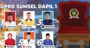 Calon Anggota DPRD Sumsel Yang Diprediksi Terpilih dari Daerah Pemilihan Sumsel 1. (foto : A.M. Syafei)