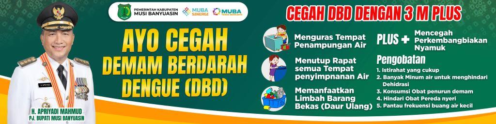 Ajakan Pemkab Muba untuk Cegah Demam Berdarah Dengue dengan 3 M Plus