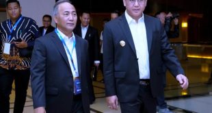 Pj. Bupati Kabupaten Musi Banyuasin (Muba), H. Apriyadi Mahmud, mengikuti rangkaian Rapat Umum Pemegang Saham (RUPS) Bank Sumsel Babel Tahun Buku 2023 di Ballroom Fairmont Hotel, Jakarta, hari Rabu tanggal 6 Maret 2024. (foto : Dinkominfo Muba)