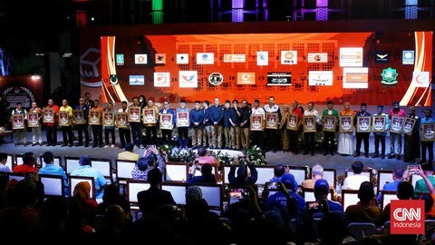 KPU telah selesai melakukan proses Rekapitulasi Perolehan Suara pada Pemilu tahun 2024 di 38 provinsi yang ada di Indonesia. (CNN Indonesia/Andry Novelino)