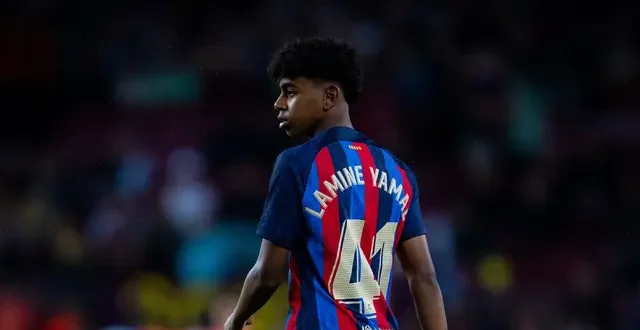 Lamine Yamal saat mendapatkan debut di tim senior Barcelona pada usia 15 tahun, hari Minggu tanggal 30 April 2023 dini hari WIB. (foto : Dok. FC Barcelona)