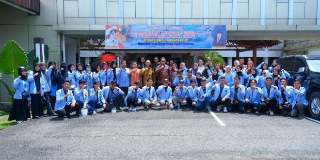 Mahasiswa UIN Raden Fatah Palembang yang melaksanakan Kuliah Kerja Nyata di Kabupaten Musi Banyuasin, dikembalikan oleh Pemerintah Kabupaten Musi Banyuasin pada hari Kamis tanggal 7 Maret 2024. (bekisarmedia.id/eka sahputra)