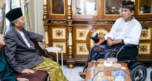 Pj. Bupati Muba yakni H. Apriyadi Mahmud, didampingi Camat Sekayu, Edy Heriyanto, hari Rabu tanggal 10 April 2024, door to door sowan ke rumah-rumah Tokoh Masyarakat (Tomas) dan Tokoh Agama. (bekisarmedia.id/eka sahputra)