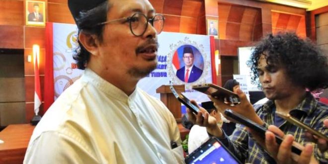 Wakil Ketua Dewan Perwakilan Daerah (DPD) Republik Indonesia, Mahyudin, saat acara Buka Puasa Bersama dengan para Tokoh Masyarakat Kaltim di Balipapan, hari Selasa tanggal 2 April 2024. (dpd.go.id)