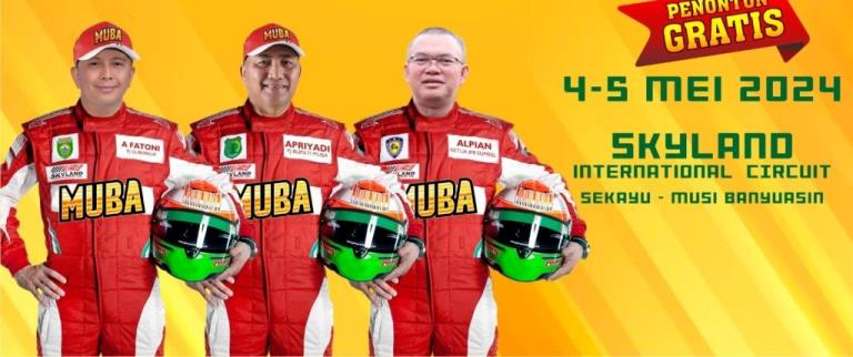 Ajang bergengsi Kejuaraan Nasional (Kejurnas) Motoprix akan kembali digelar di Sirkuit Skyland Sekayu, Kabupaten Musi Banyuasin (Muba) pada tanggal 4-5 Mei 2024 mendatang. (bekisarmedia.id/eka sahputra)