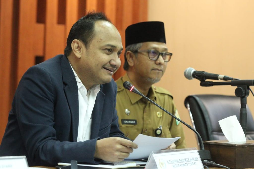 Komite I Dewan Perwakilan Daerah (DPD) Republik Indonesia (RI) menggelar Kunjungan Kerja (Kunker) dalam rangka Pengawasan dan mendapatkan berbagai informasi serta penjelasan dari berbagai stakeholder terkait persiapan pelaksanaan Pemilihan Kepala Daerah (Pilkada) serentak tahun 2024 di Kantor Pemerintah Provinsi (Pemprov) Aceh, hari Senin tanggal 1 April 2024. (dpd.go.id)