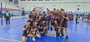 Tim Bola Voli PBV Bukit Asam sukses menyabet gelar Juara 1 Turnamen Bola Voli Bupati Lahat Cup 2024 tingkat Sumatera Selatan pada 9 Mei 2024. (bekisarmedia.id/Tri Ricki)