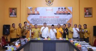 Bakal Calon Bupati dan Calon Wakil Bupati Kabupaten Ogan Ilir Periode 2024-2029, Panca Wijaya Akbar dan Ardani, hari Senin tanggal 27 Mei 2024, melakukan silaturahmi ke Kantor Dewan Pimpinan Daerah (DPD) Partai Hati Nurani Rakyat (HANURA) Provinsi Sumatera Selatan. (bekisarmedia.id/oyong hairudin)