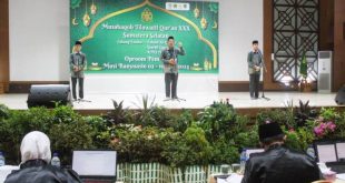 Suasana Cabang Lomba Karya Tulis Ilmiah Al-Qur'an (KTIQ), Lomba Fahmil Quran (Cerdas-Cermat), dan Lomba Kaligrafi, Musabaqah Tilawatil Quran (MTQ) ke XXX tingkat Provinsi Sumatera Selatan (Sumsel) di kabupaten Musi Banyuasin. (bekisarmedia.id/eka sahputra)