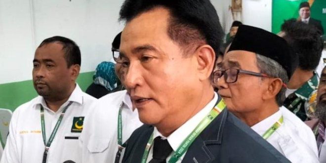 Yusril Ihza Mahendra, Ketua Umum Partai Bulan Bintang. (Wartakotalive/Alfian Firmansyah)