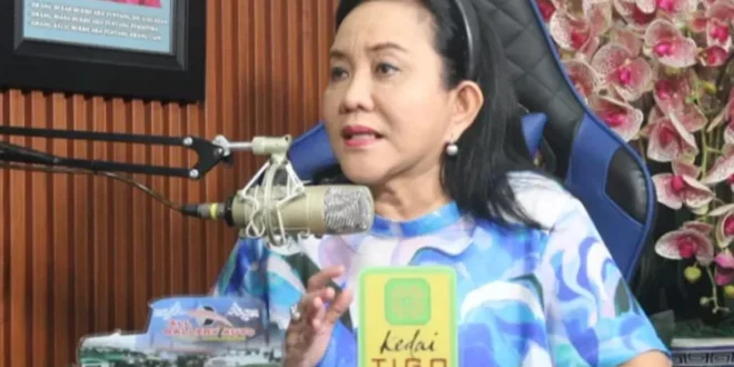 Hj. Lucianty, Bakal Calon Bupati Kabupaten Musi banyuasin. (bekisarmedia.id/oyong hairudin)