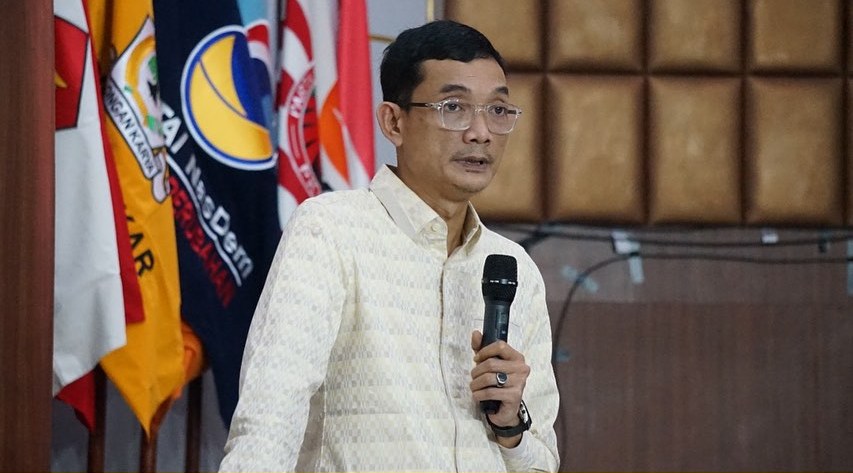 Prahara Andri Kusuma, Ketua Divisi Perencanaan, Data, dan Informasi Komisi Pemilihan Umum Provinsi Sumatera Selatan. (Bekisar Media / Oyong Hairudin)