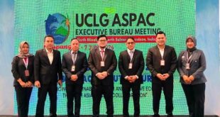 Delegasi Pemerintah Kabupaten Musi Banyuasin yang menghadiri The First Session of 2024 of Executive Bureau (EXBU) United Cities and Local Government Asia Pacifik (UCLG ASPAC), yang diselenggarakan pada tanggal 5-7 Juni 2024 di Paradise Hotel Likupang, Minahasa Utara, Sulawesi Utara. (Bekisar Media / Dinkominfo Muba)