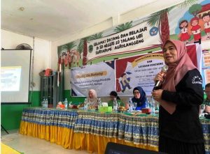 Penanggung Jawab dan inisiator kegiatan Ayo Sentuh Bersama, dr. Unita Magdalena, CET, CAPC, CPEC. (Bekisar Media / Rasti)