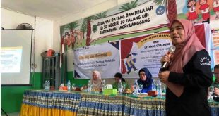 Penanggung Jawab dan inisiator kegiatan Ayo Sentuh Bersama, dr. Unita Magdalena, CET, CAPC, CPEC. (Bekisar Media / Rasti)