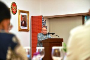 Ketua Dewan Perwakilan Daerah Republik Indonesia, LaNyalla Mahmud Mattalitti, saat melakukan kunjungan kerja ke KBRI Indonesia untuk Korea Selatan, hari Rabu tanggal 26 Juni 2024. (Bekisar Media / DPD.go.id)