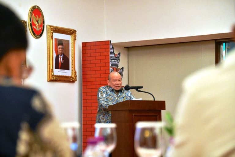 Ketua Dewan Perwakilan Daerah Republik Indonesia, LaNyalla Mahmud Mattalitti, saat melakukan kunjungan kerja ke KBRI Indonesia untuk Korea Selatan, hari Rabu tanggal 26 Juni 2024. (Bekisar Media / DPD.go.id)