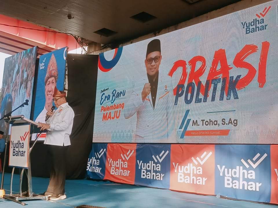 Ketua Dewan Pimpinan Tingkat Wilayah (DPTW) Partai Keadilan Sejahtera (PKS) Provinsi Sumatera Selatan (Sumsel), M. Toha. (Bekisar Media / Oyong Hairudin)