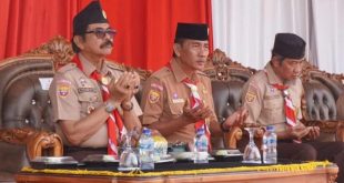 Staf Khusus Gubernur Provinsi Sumatera Selatan (Sumsel) Bidang Kebudayaan Periode 2018-2023, H. Hidayat Comsu, menghadiri acara penutupan Kegiatan Diklat Bela Negara yang digelar oleh Kwartir Daerah (Kwarda) Sumsel, hari Rabu tanggal 31 Juli 2024 di Bumi Perkemahan Gandus, Kota Palembang. (Bekisar Media / Dok. pribadi H. Hidayat Comsu)