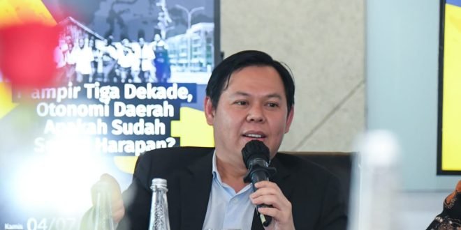 Wakil Ketua Dewan Perwakilan Daerah Republik Indonesia, Sultan B. Najamuddin. (Bekisar Media / Sultan B. Najamuddin)