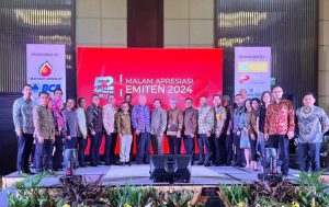 PT. Bukit Asam Tbk (PTBA) sukses memboyong penghargaan untuk 4 kategori dalam Malam Apresiasi Emiten tahun 2024 di Balikpapan, pada hari Jum'at tanggal 26 Juli 2024. (Bekisar Media / PT. Bukit Asam)