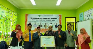 Program Studi (Prodi) Komunikasi Penyiaran Islam (KPI), Fakultas Dakwah, Institut Agama Islam (IAI) Nahdlatul Ulama (NU) Provinsi Sumatera Selatan (Sumsel) menggelar kegiatan Pengabdian Kepada Masyarakat (PKM) di Ponpes Sultan Mahmud Badaruddin, Palembang, 10 Agustus 2024. (Bekisar Media / Malik)