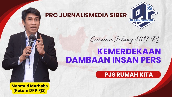 Mahmud Marhaba, Ketua Dewan Pimpinan Pusat Pro Jurnalismedia Siber. (Bekisar Media / Angga Putra)