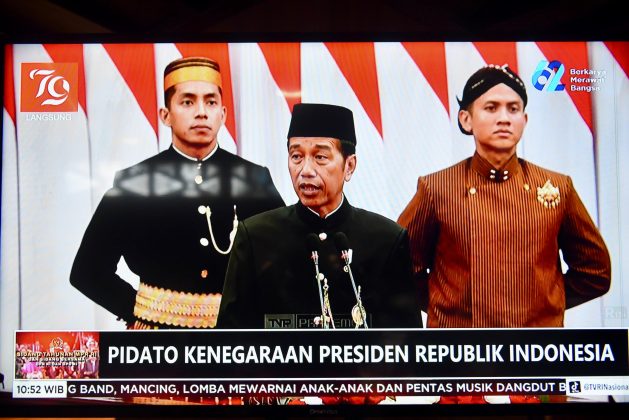 idato Kenegaraan Presiden Republik Indonesia, Joko Widodo, dalam rangka memperingati Hari Ulang Tahun (HUT) ke 79 Kemerdekaan Republik Indonesia, pada hari Rabu tanggal 16 Agustus 2024. (Bekisar Media / DPRD Sumsel)