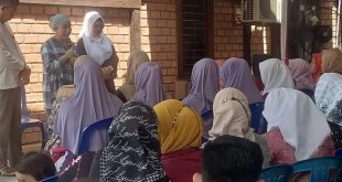 Bakal Calon Bupati (Cabup) dan Calon Wakil Bupati (Cawabup) Kabupaten Musi Banyuasin (Muba), Hj. Lucianty dan H. Syaparuddin, melakukan pertemuan dengan guru-guru Pendidikan Anak Usia Dini (PAUD) yang berada di Kecamatan Sekayu, hari Jum’at tanggal 13 September 2024. (BekisarMedia.id/Eka Sahputra)