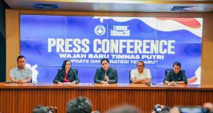Erick Thohir saat jumpa pers di ruang press conference Stadion Utama GBK, Senayan, pada hari Sabtu, tanggal 21 September 2024. (foto : pssi.org)