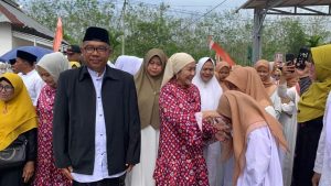 Maulid Nabi Muhammad SAW, Hj. Lucianty Hadiri Pengajian Akbar Bersama Ribuan Jama'ah Ponpes Al Qomar Aripan Sungai Lilin
