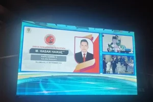 M. Hasan Haikal, Kader Partai Kebangkitan Nusantara, Resmi Dilantik Sebagai Anggota Dewan Perwakilan Rakyat Daerah Provinsi Sumatera Selatan, pada hari Selasa tanggal 24 September 2024. (BekisarMedia.id/Oyong)