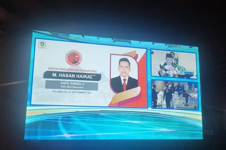 M. Hasan Haikal, Kader Partai Kebangkitan Nusantara, Resmi Dilantik Sebagai Anggota Dewan Perwakilan Rakyat Daerah Provinsi Sumatera Selatan, pada hari Selasa tanggal 24 September 2024. (BekisarMedia.id/Oyong)