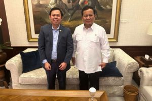 Ketua Dewan Perwakilan Daerah Republik Indonesia, Sultan B. Najamudin, bersama Presiden Republik Indonesia Periode 2024-2029, Prabowo Subianto. (foto : DPD RI)