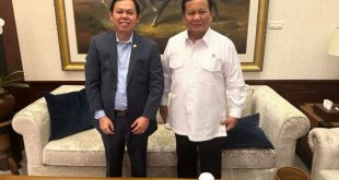 Ketua Dewan Perwakilan Daerah Republik Indonesia, Sultan B. Najamudin, bersama Presiden Republik Indonesia Periode 2024-2029, Prabowo Subianto. (foto : DPD RI)