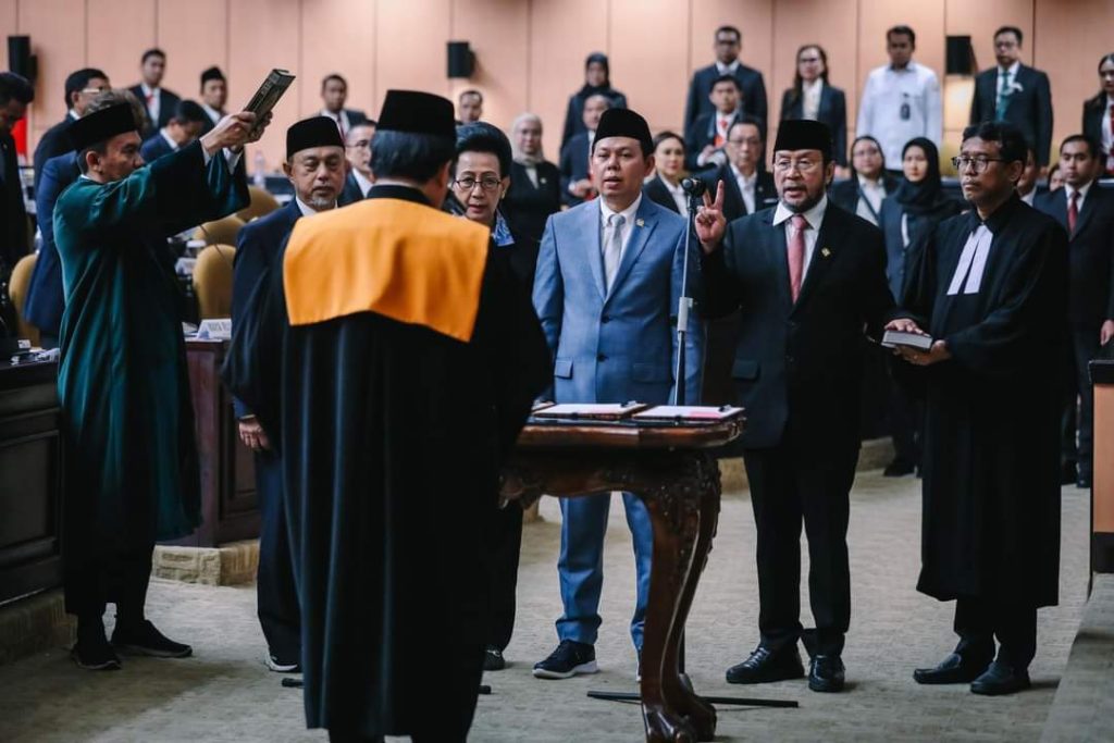 Pimpinan Dewan Perwakilan Daerah Republik Indonesia periode 2024-2029. (foto : Biro Pemberitaan dan Media DPD RI)