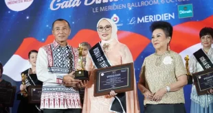 Tokoh Perempuan dari Provinsi Sumatera Selatan (Sumsel) kembali mencatatkan prestasi yang gemilang di pentas nasional. Adalah Yulia Astuti, S.T., M.M., owner dan direktur PT. Kayoemi Brothers, mendapatkan penghargaan pada Man and Women of The Year 2024. (BekisarMedia/dok. Yulia Astuti)