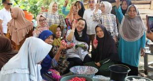 Hj. Lucianty, Calon Bupati Kabupaten Musi Banyuasin Periode 2024-2029 Nomor Urut 1. (Bekisar Media/Eka Sahputra)