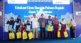 Penjabat (Pj) Gubernur Provinsi Sumatera Selatan (Sumsel), Elen Setiadi, menghadiri secara langsung dan meresmikan Memorabilia Uang Rupiah Pecahan Rp10.000 Tahun Emisi 2005, yang diinisiasi oleh Perwakilan Bank Indonesia Sumsel di Museum Balaputra Dewa, Kota Palembang, hari Kamis pagi, tanggal 3 Oktober 2024. (BekisarMedia.id/Angga)