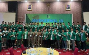 Gerakan Pemuda (GP) Ansor Provinsi Sumatera Selatan (Sumsel) menggelar Musyawarah Kerja Wilayah (Mukerwil) ke 3, yang bertempat di Hotel Daira, Palembang, pada hari Minggu, tanggal 17 November 2024. (BekisarMedia.id/Oyong)