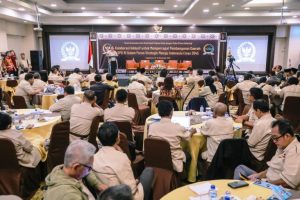 Sultan B. Najamudin, saat menghadiri Forum Komunikasi Dan Diseminasi Program Kerja Dengan Media bersama Koordinatoriat Wartawan Parlemen di Yogyakarta, pada hari Jumat, tanggal 22 November 2024. (foto : dpd ri)