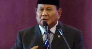 Tangkapan Layar : Presiden Republik Indonesia, Prabowo Subianto, menyampaikan pesan kepada semua pihak bahwa Pedagang Kaki Lima, Tukang Bakso, dan Ojol adalah Pekerjaan Mulia (Instagram @gerindra)