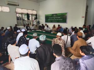 Suasana Rapat di Sekretariat Pengurus Wilayah Nahdlatul Ulama Provinsi Sumatera Selatan, hari Minggu, tanggal 8 Desember 2024. (BekisarMedia.id/Angga)
