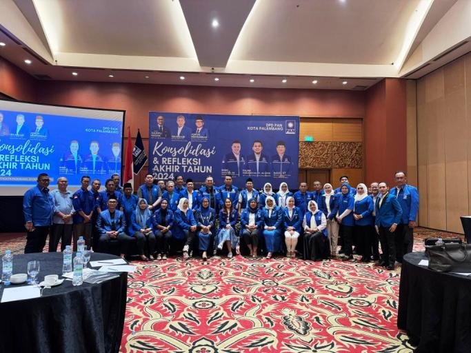 Dewan Pimpinan Daerah (DPD) Partai Amanat Nasional (PAN) Kota Palembang menggelar refleksi akhir tahun 2024 di Hotel Aryaduta, pada hari Jum'at, tanggal 27 Desember 2024. (BekisarMedia.id/Angga Putra)