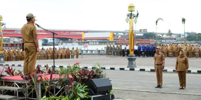 Apel perdana diawal tahun 2025 di lingkungan Pemerintah kota Palembang.
